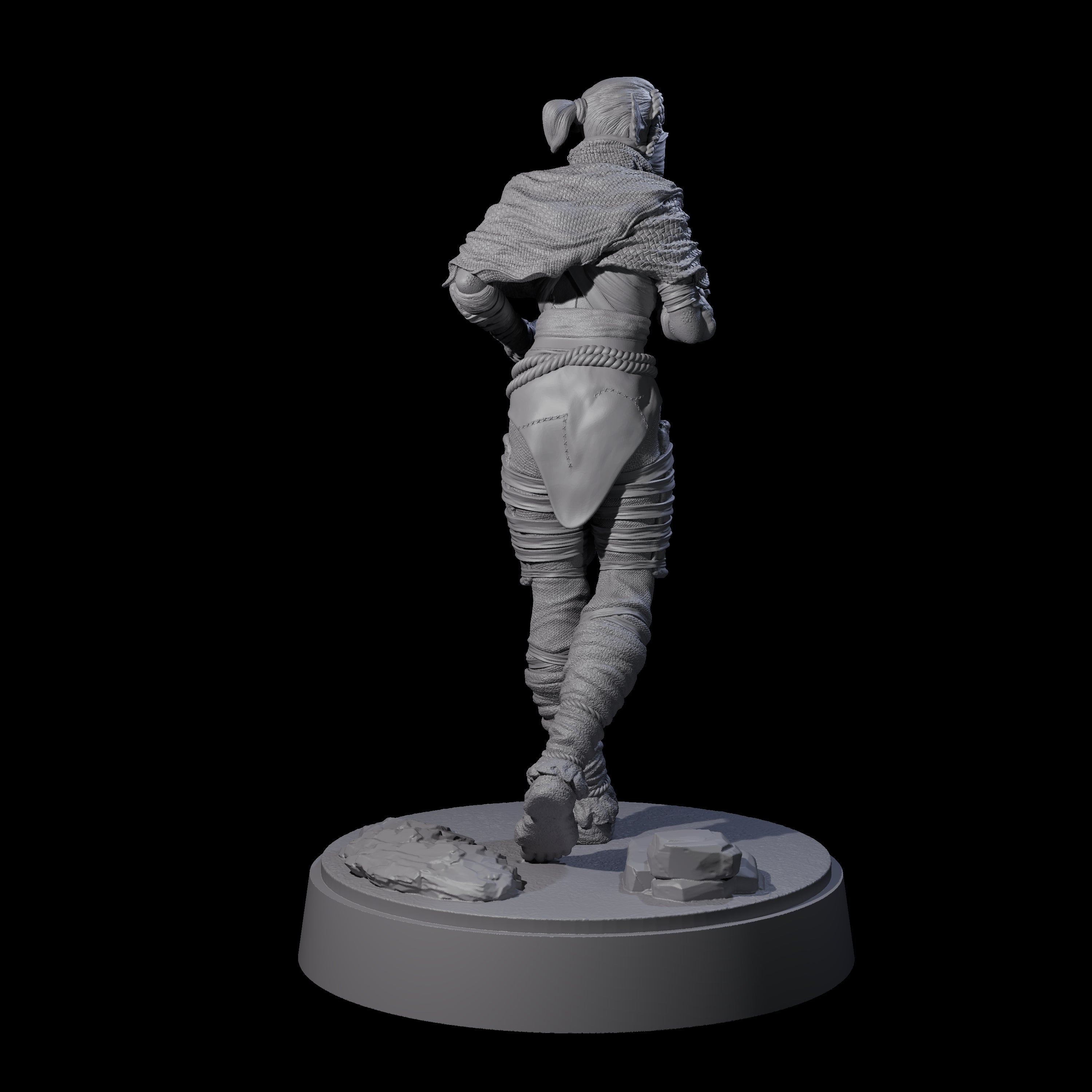 Sneaking Githyanki Rogue B Miniature for Dungeons and Dragons, Pathfinder or other TTRPGs