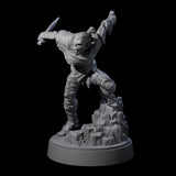 Sneaking Githyanki Rogue C Miniature for Dungeons and Dragons, Pathfinder or other TTRPGs