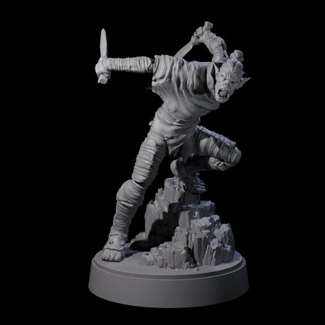 Sneaking Githyanki Rogue C Miniature for Dungeons and Dragons, Pathfinder or other TTRPGs