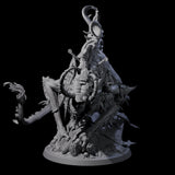 Sneaking Masked Bulezau Miniature for Dungeons and Dragons, Pathfinder or other TTRPGs