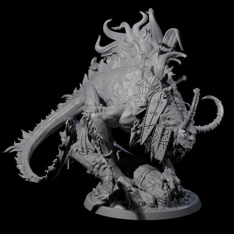 Sneaking Masked Bulezau Miniature for Dungeons and Dragons, Pathfinder or other TTRPGs