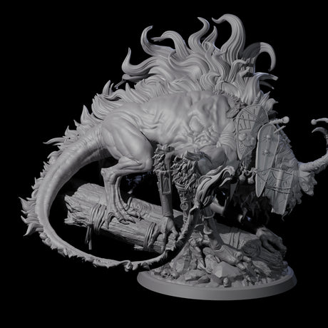 Sneaking Masked Bulezau Miniature for Dungeons and Dragons, Pathfinder or other TTRPGs