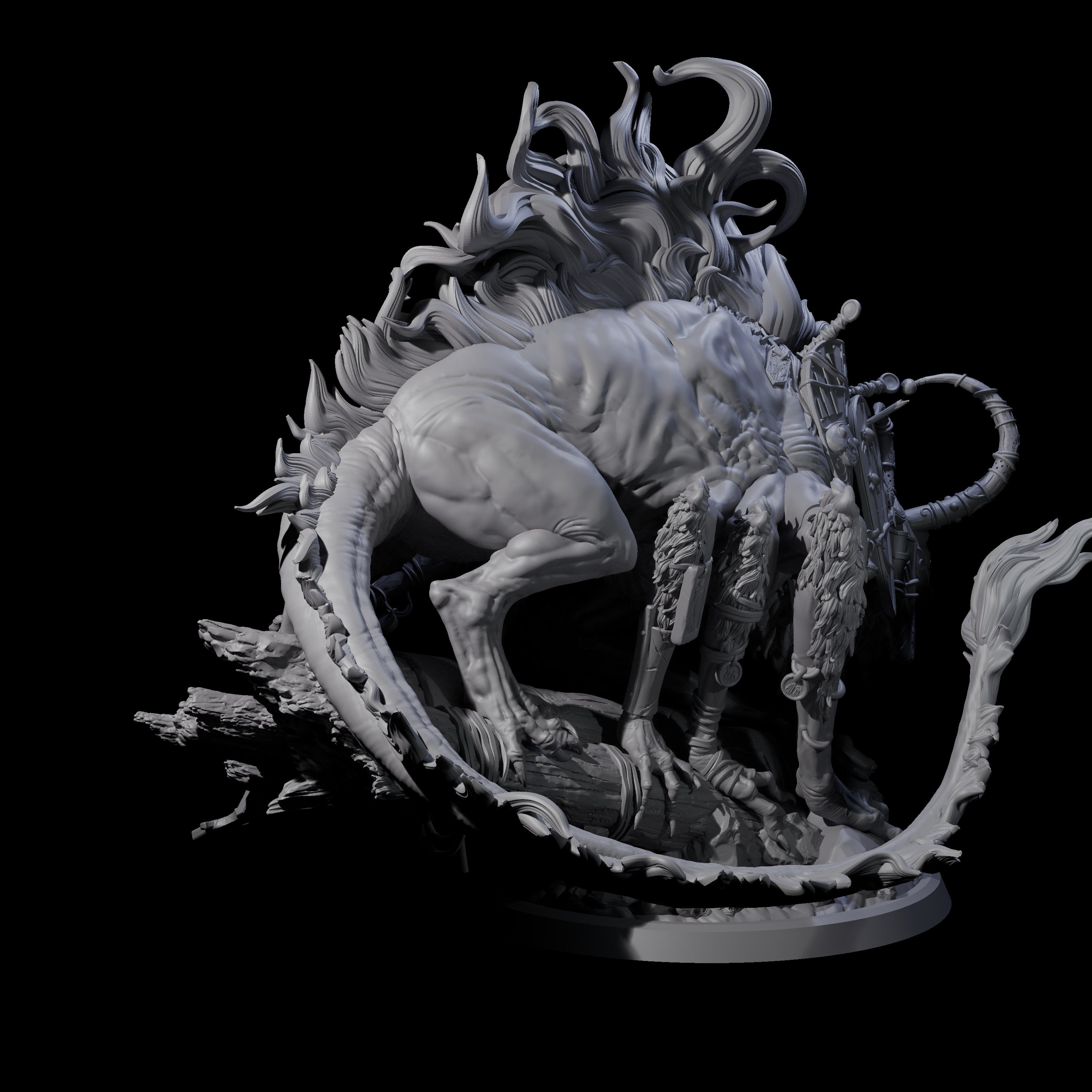 Sneaking Masked Bulezau Miniature for Dungeons and Dragons, Pathfinder or other TTRPGs