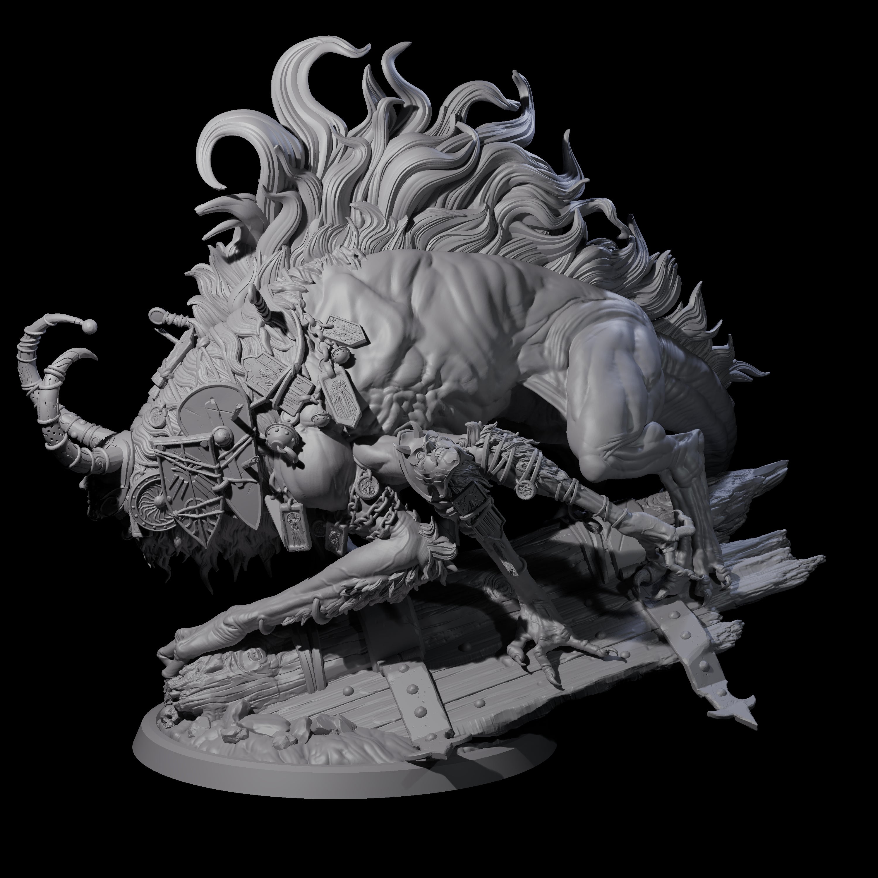 Sneaking Masked Bulezau Miniature for Dungeons and Dragons, Pathfinder or other TTRPGs