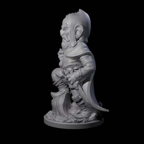 Sneaky Gnome Thief A Miniature for Dungeons and Dragons, Pathfinder or other TTRPGs
