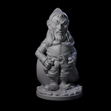 Sneaky Gnome Thief C Miniature for Dungeons and Dragons, Pathfinder or other TTRPGs