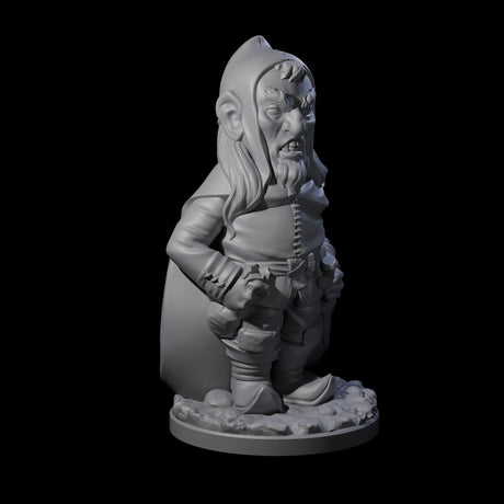 Sneaky Gnome Thief C Miniature for Dungeons and Dragons, Pathfinder or other TTRPGs