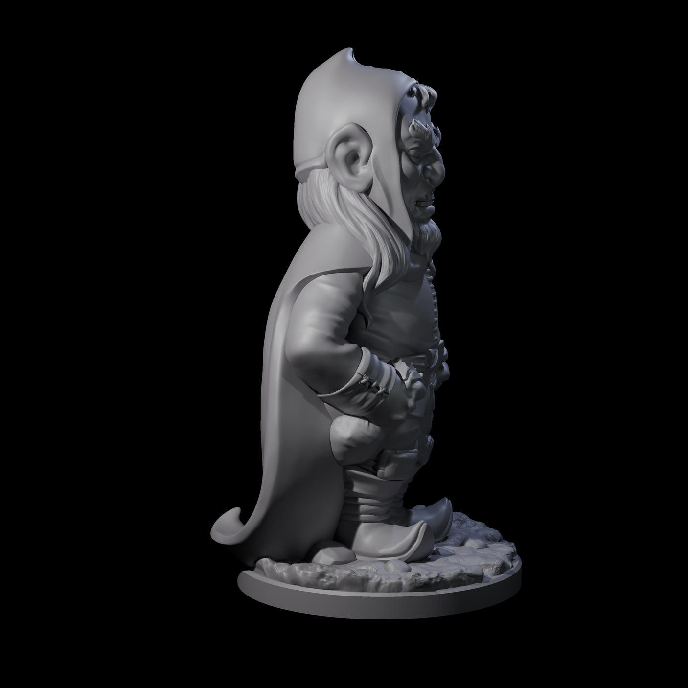 Sneaky Gnome Thief C Miniature for Dungeons and Dragons, Pathfinder or other TTRPGs