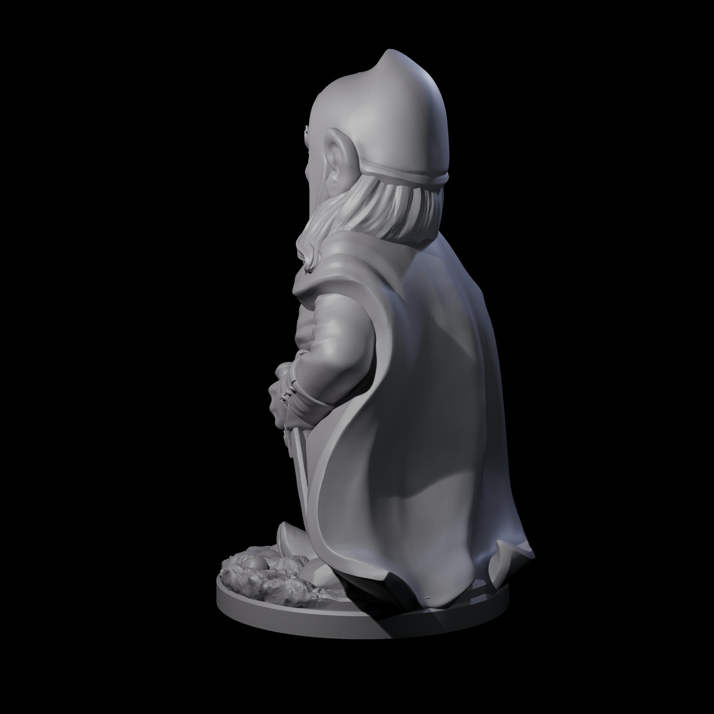 Sneaky Gnome Thief C Miniature for Dungeons and Dragons, Pathfinder or other TTRPGs