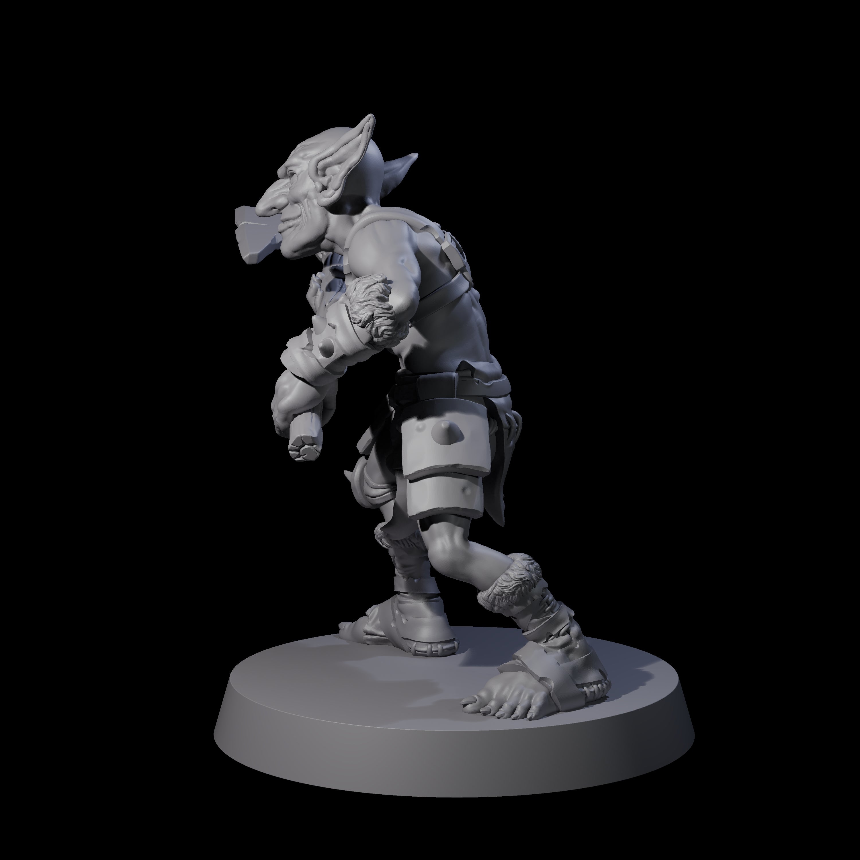 Sneaky Goblin F Miniature for Dungeons and Dragons, Pathfinder or other TTRPGs