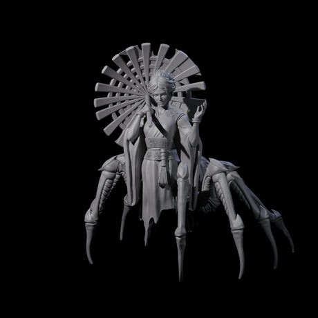 Sneaky Jorogumo Miniature for Dungeons and Dragons, Pathfinder or other TTRPGs