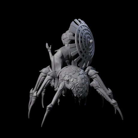 Sneaky Jorogumo Miniature for Dungeons and Dragons, Pathfinder or other TTRPGs