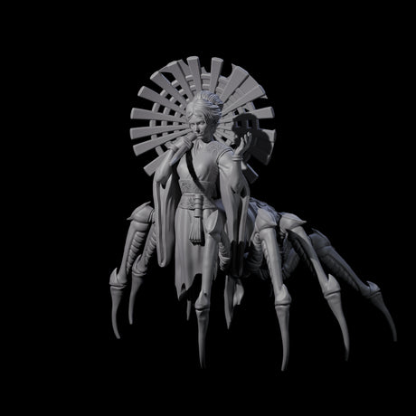 Sneaky Jorogumo Miniature for Dungeons and Dragons, Pathfinder or other TTRPGs