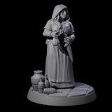 Sneaky Village Thief Miniature for Dungeons and Dragons, Pathfinder or other TTRPGs