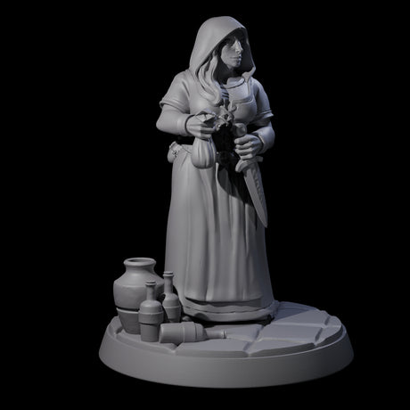 Sneaky Village Thief Miniature for Dungeons and Dragons, Pathfinder or other TTRPGs