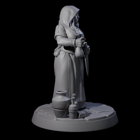 Sneaky Village Thief Miniature for Dungeons and Dragons, Pathfinder or other TTRPGs