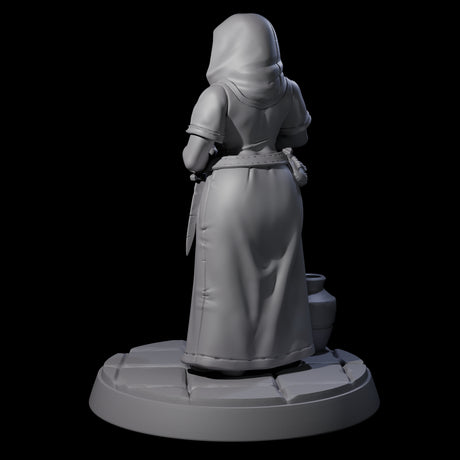 Sneaky Village Thief Miniature for Dungeons and Dragons, Pathfinder or other TTRPGs