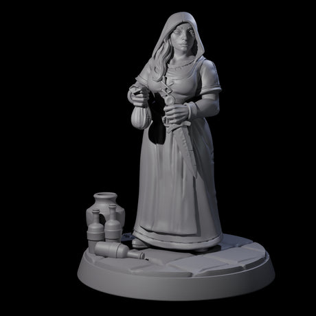 Sneaky Village Thief Miniature for Dungeons and Dragons, Pathfinder or other TTRPGs