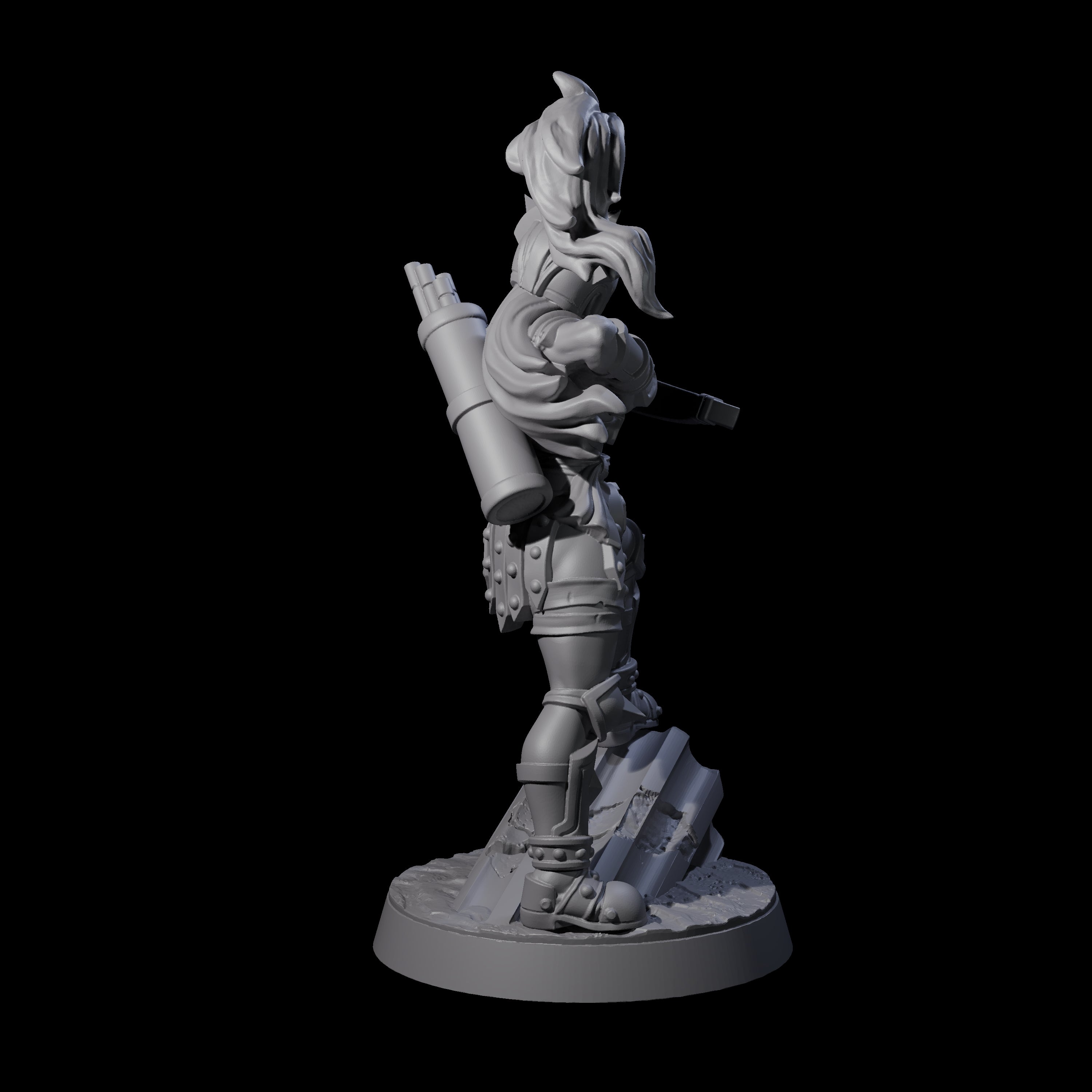 Sniping Gladiator Miniature for Dungeons and Dragons, Pathfinder or other TTRPGs