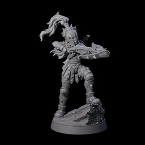 Sniping Gladiator Miniature for Dungeons and Dragons, Pathfinder or other TTRPGs