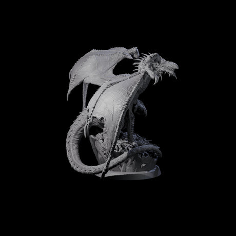 Snivelling Troll Dragon Miniature for Dungeons and Dragons, Pathfinder or other TTRPGs