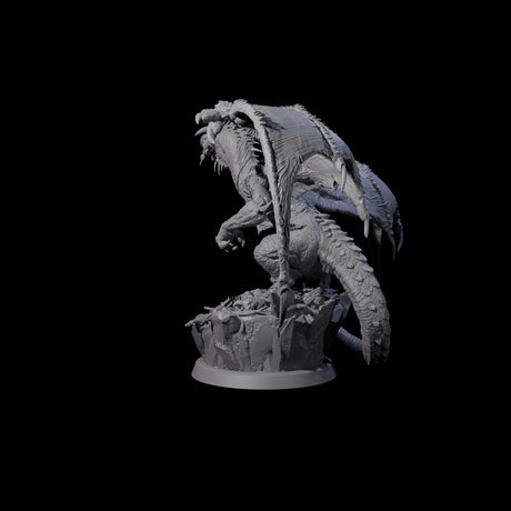 Snivelling Troll Dragon Miniature for Dungeons and Dragons, Pathfinder or other TTRPGs