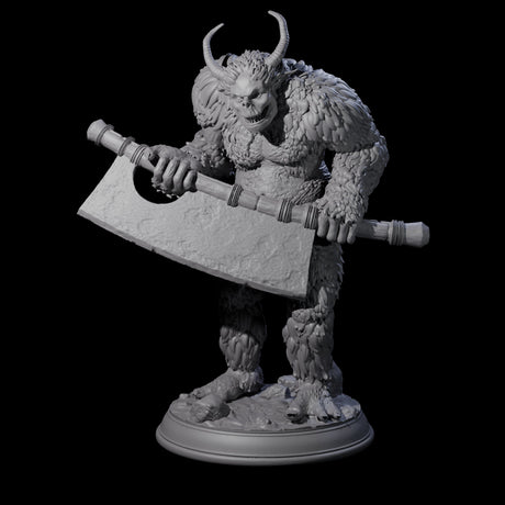 Snow Troll A Miniature for Dungeons and Dragons, Pathfinder or other TTRPGs