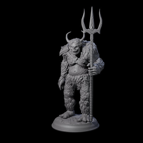 Snow Troll C Miniature for Dungeons and Dragons, Pathfinder or other TTRPGs