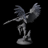Soaring Deva A Miniature for Dungeons and Dragons, Pathfinder or other TTRPGs