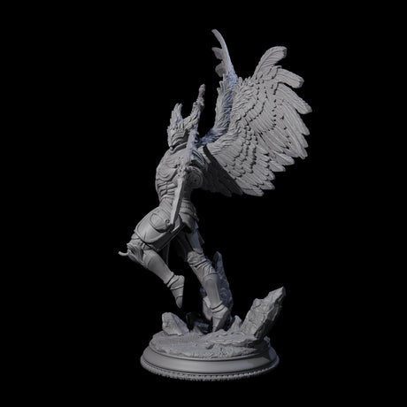 Soaring Deva A Miniature for Dungeons and Dragons, Pathfinder or other TTRPGs