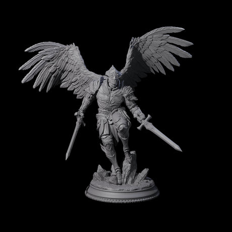 Soaring Deva B Miniature for Dungeons and Dragons, Pathfinder or other TTRPGs