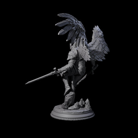 Soaring Deva B Miniature for Dungeons and Dragons, Pathfinder or other TTRPGs