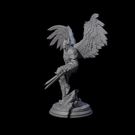 Soaring Deva B Miniature for Dungeons and Dragons, Pathfinder or other TTRPGs