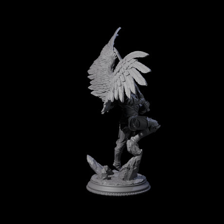 Soaring Deva C Miniature for Dungeons and Dragons, Pathfinder or other TTRPGs