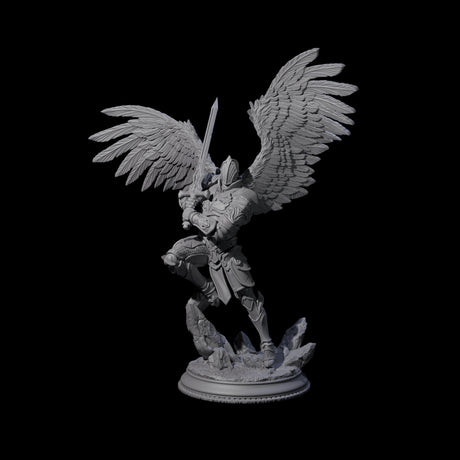 Soaring Deva C Miniature for Dungeons and Dragons, Pathfinder or other TTRPGs
