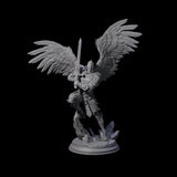 Soaring Deva C Miniature for Dungeons and Dragons, Pathfinder or other TTRPGs