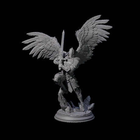 Soaring Deva C Miniature for Dungeons and Dragons, Pathfinder or other TTRPGs
