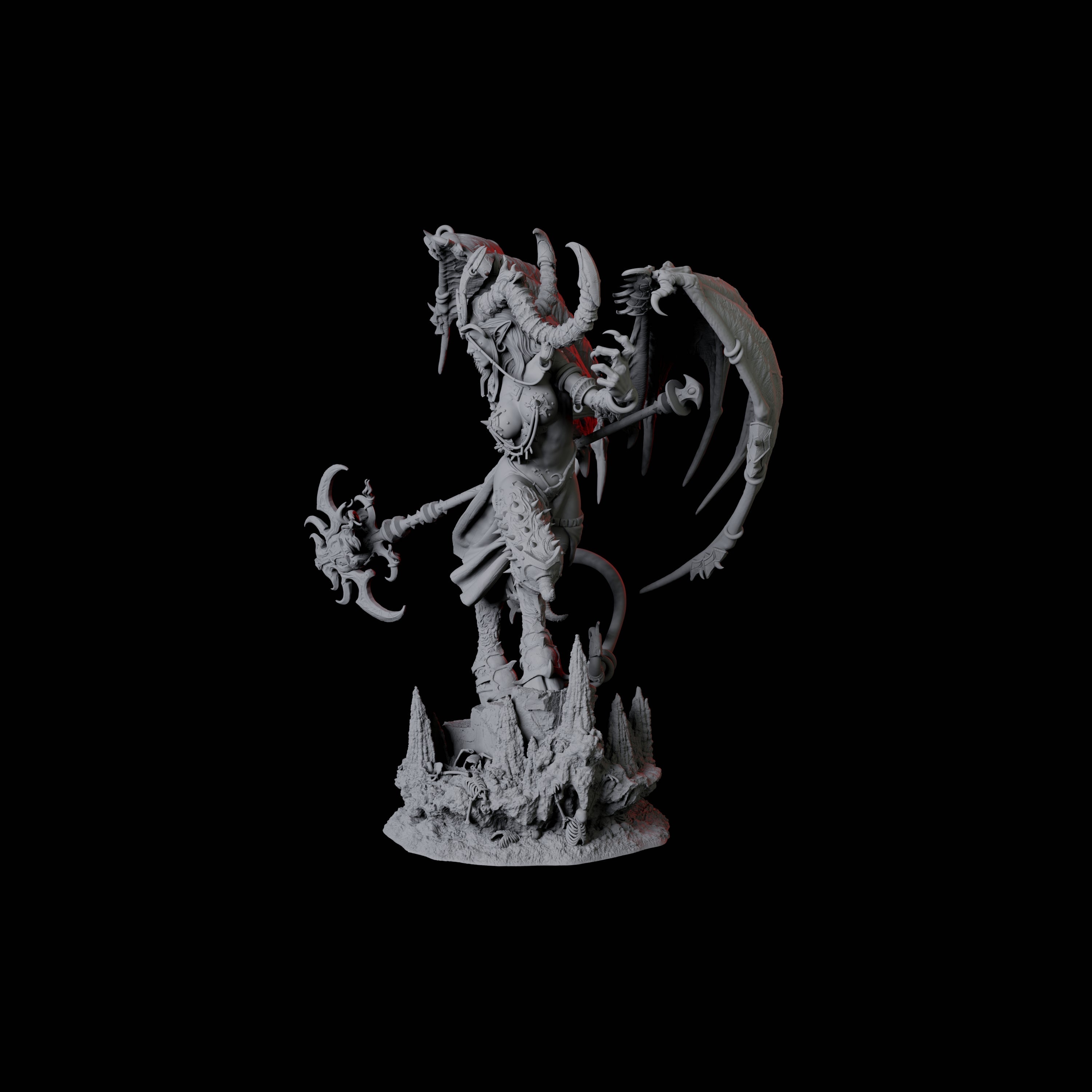 Socothbenoth, Demon Lord of Perversion and Taboos Miniature for Dungeons and Dragons, Pathfinder or other TTRPGs