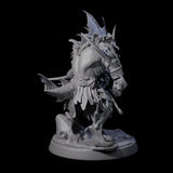 Sodden Sahuagin Warrior A Miniature for Dungeons and Dragons, Pathfinder or other TTRPGs