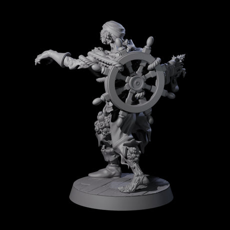 Soggy Undead Pirate Skeleton A Miniature for Dungeons and Dragons, Pathfinder or other TTRPGs