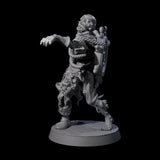 Soggy Undead Pirate Skeleton A Miniature for Dungeons and Dragons, Pathfinder or other TTRPGs