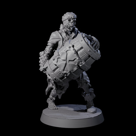 Soggy Undead Pirate Skeleton A Miniature for Dungeons and Dragons, Pathfinder or other TTRPGs