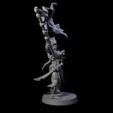 Soggy Undead Pirate Skeleton B Miniature for Dungeons and Dragons, Pathfinder or other TTRPGs