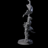 Soggy Undead Pirate Skeleton B Miniature for Dungeons and Dragons, Pathfinder or other TTRPGs