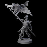 Soggy Undead Pirate Skeleton B Miniature for Dungeons and Dragons, Pathfinder or other TTRPGs