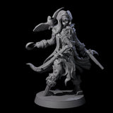 Soggy Undead Pirate Skeleton C Miniature for Dungeons and Dragons, Pathfinder or other TTRPGs