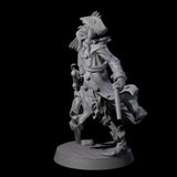 Soggy Undead Pirate Skeleton C Miniature for Dungeons and Dragons, Pathfinder or other TTRPGs