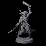 Soggy Undead Pirate Skeleton D Miniature for Dungeons and Dragons, Pathfinder or other TTRPGs