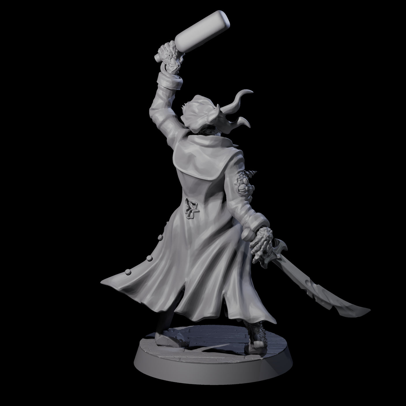 Soggy Undead Pirate Skeleton D Miniature for Dungeons and Dragons, Pathfinder or other TTRPGs