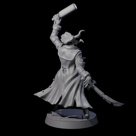 Soggy Undead Pirate Skeleton D Miniature for Dungeons and Dragons, Pathfinder or other TTRPGs